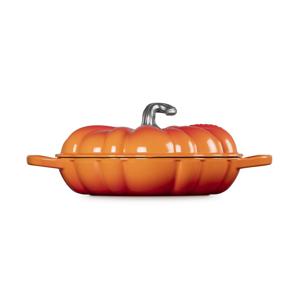 Le Creuset Cast Iron Signature Pumpkin Shallow Casserole 28cm